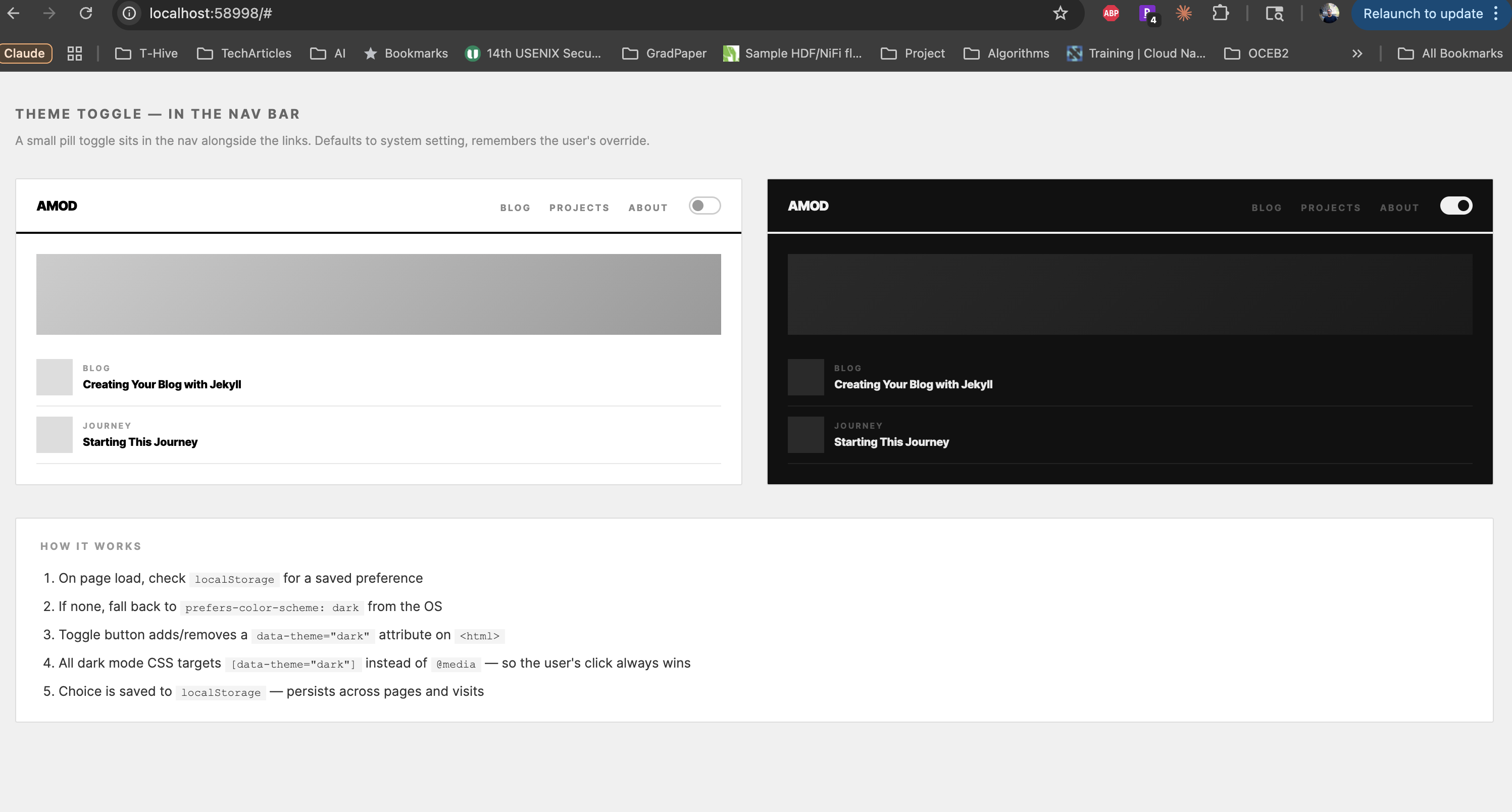 The visual companion showing the theme toggle preview rendered live in the browser during brainstorming.